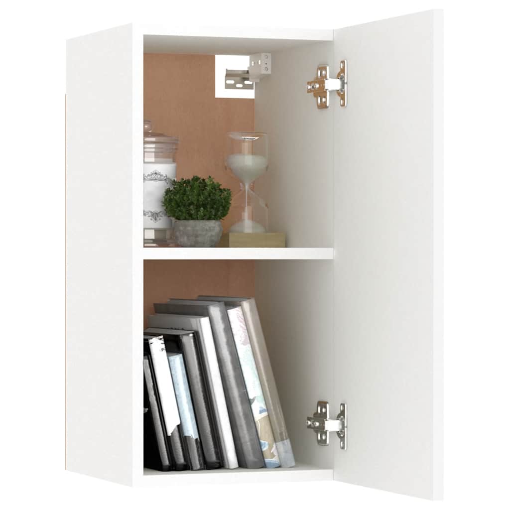 3-tlg. TV-Schrank-Set Weiß Holzwerkstoff