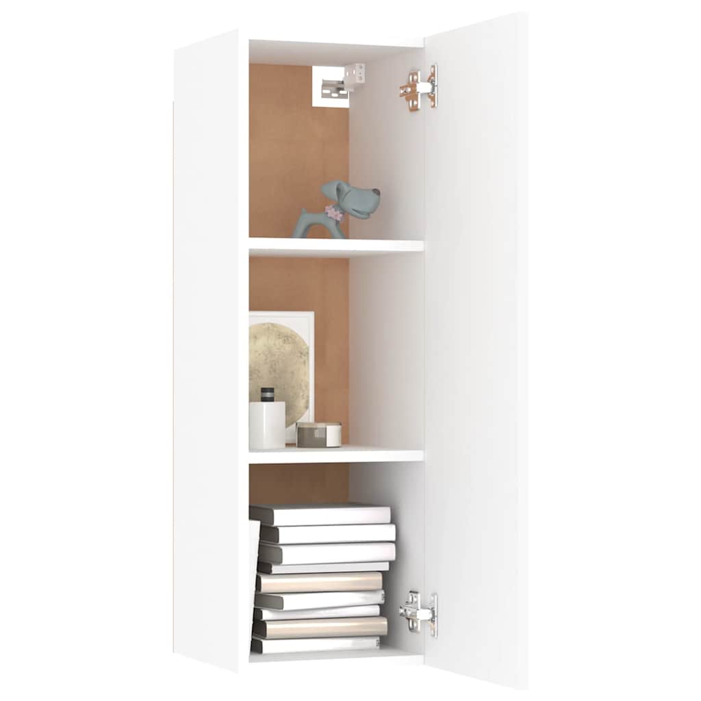 8-tlg. TV-Schrank-Set Weiß Holzwerkstoff