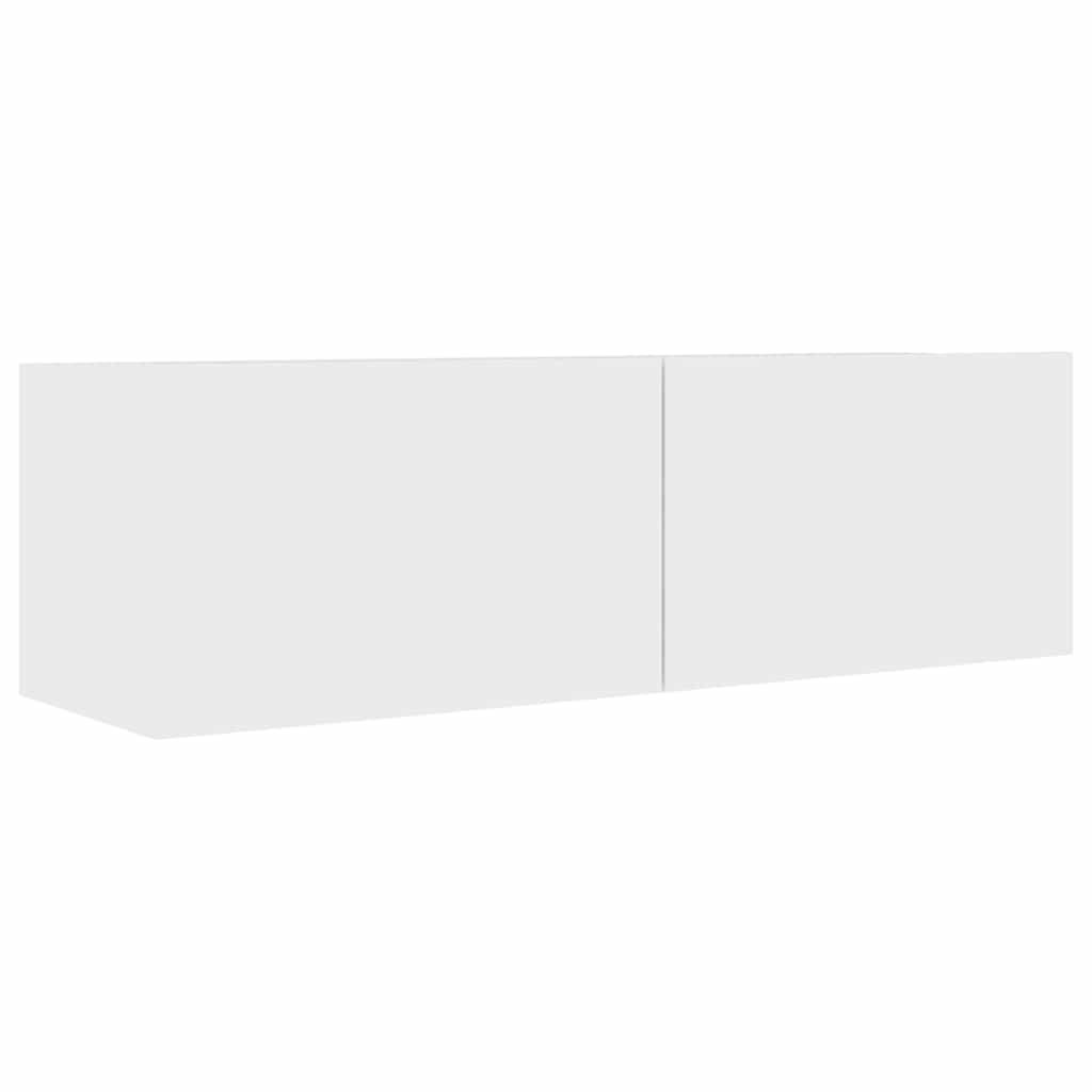 7-tlg. TV-Schrank-Set Weiß Holzwerkstoff