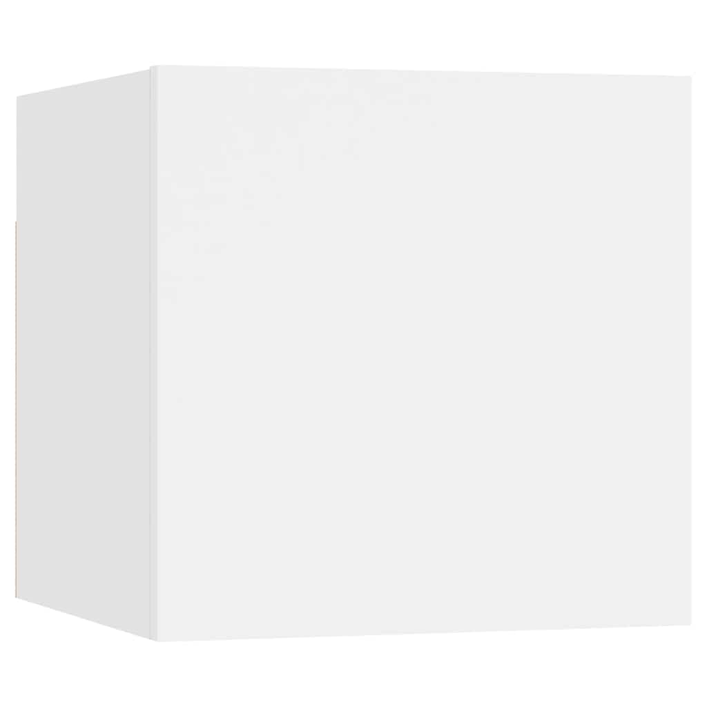 7-tlg. TV-Schrank-Set Weiß Holzwerkstoff