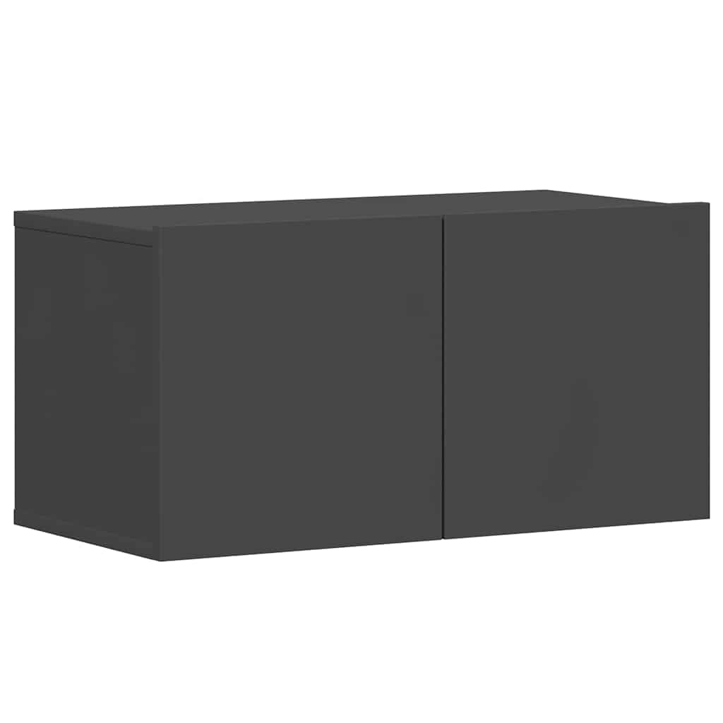 5-tlg. TV-Schrank-Set Grau Holzwerkstoff