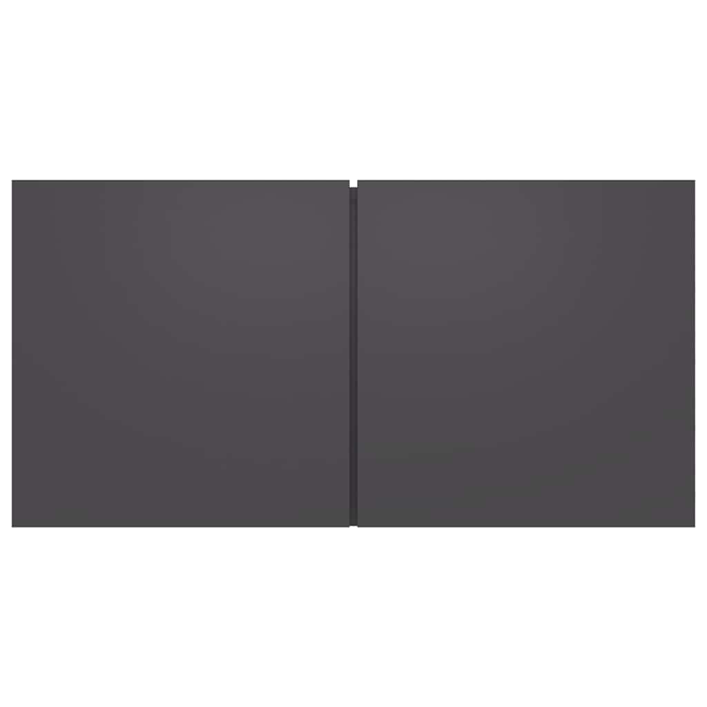 6-tlg. TV-Schrank-Set Grau Holzwerkstoff