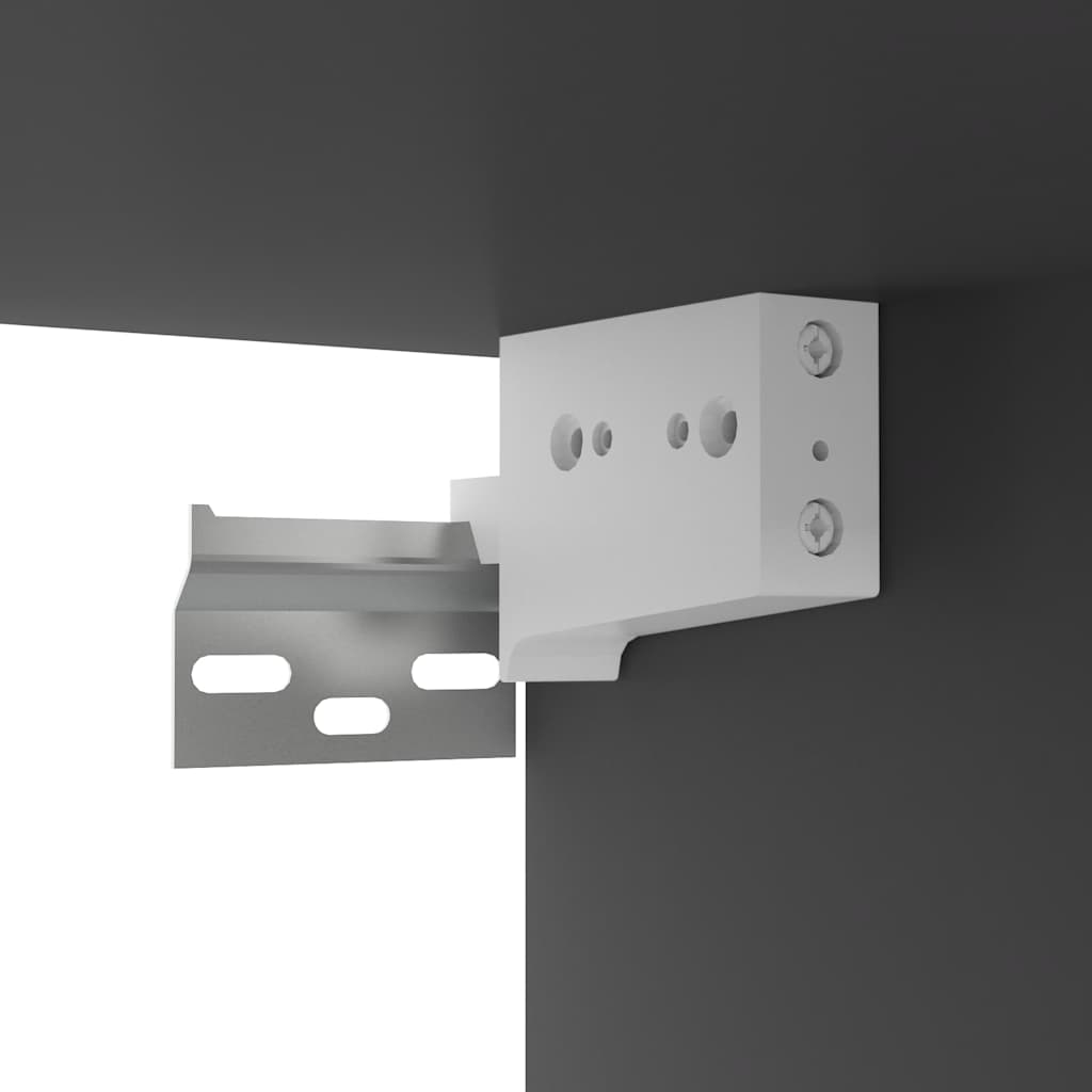 7-tlg. TV-Schrank-Set Grau Holzwerkstoff