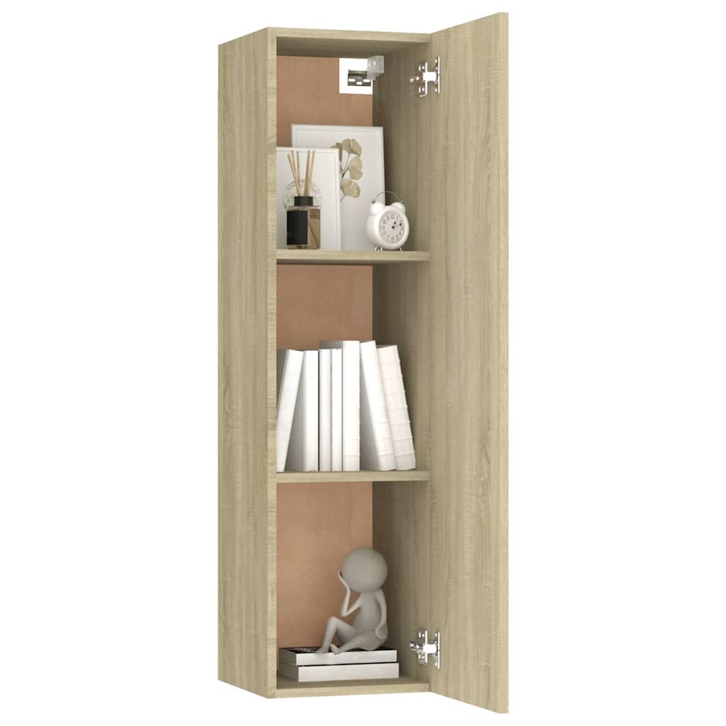 4-tlg. TV-Schrank-Set Sonoma-Eiche Holzwerkstoff