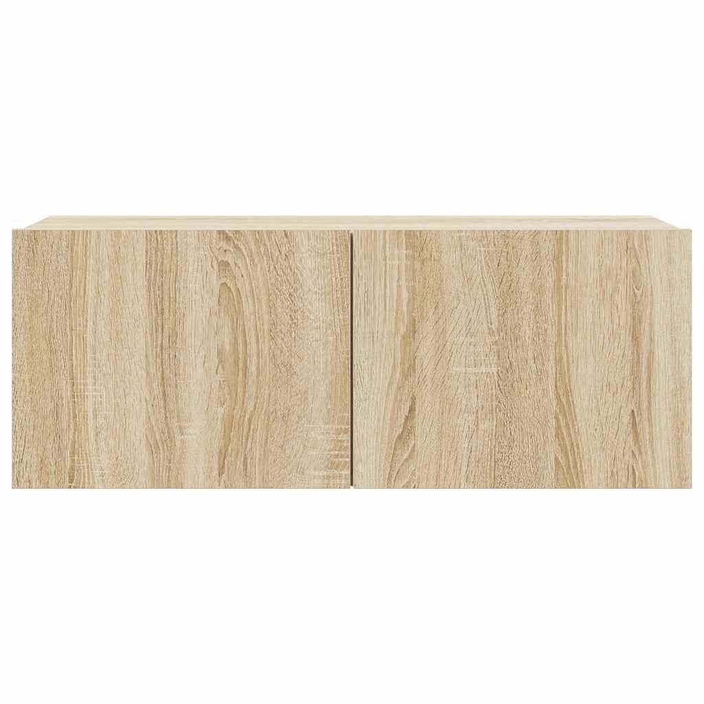 8-tlg. TV-Schrank-Set Sonoma-Eiche Holzwerkstoff