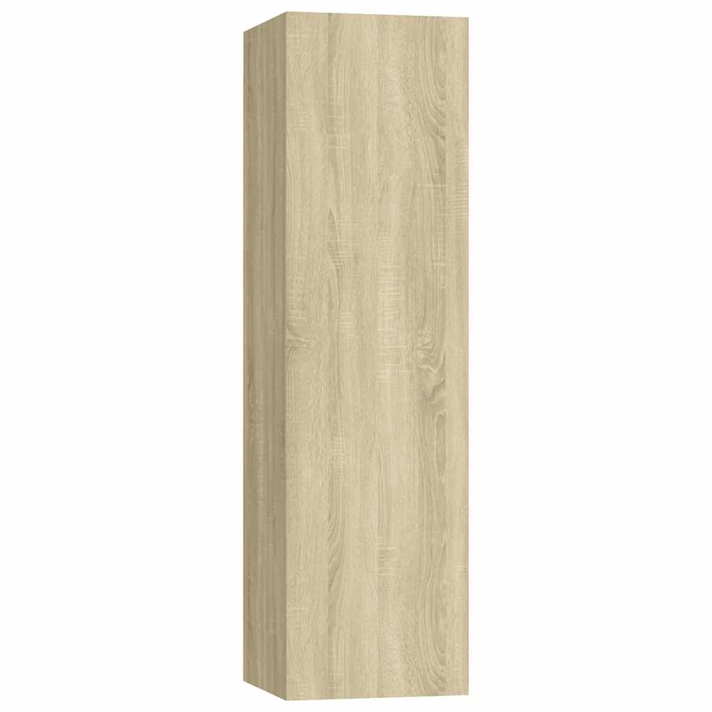 3-tlg. TV-Schrank-Set Sonoma-Eiche Holzwerkstoff