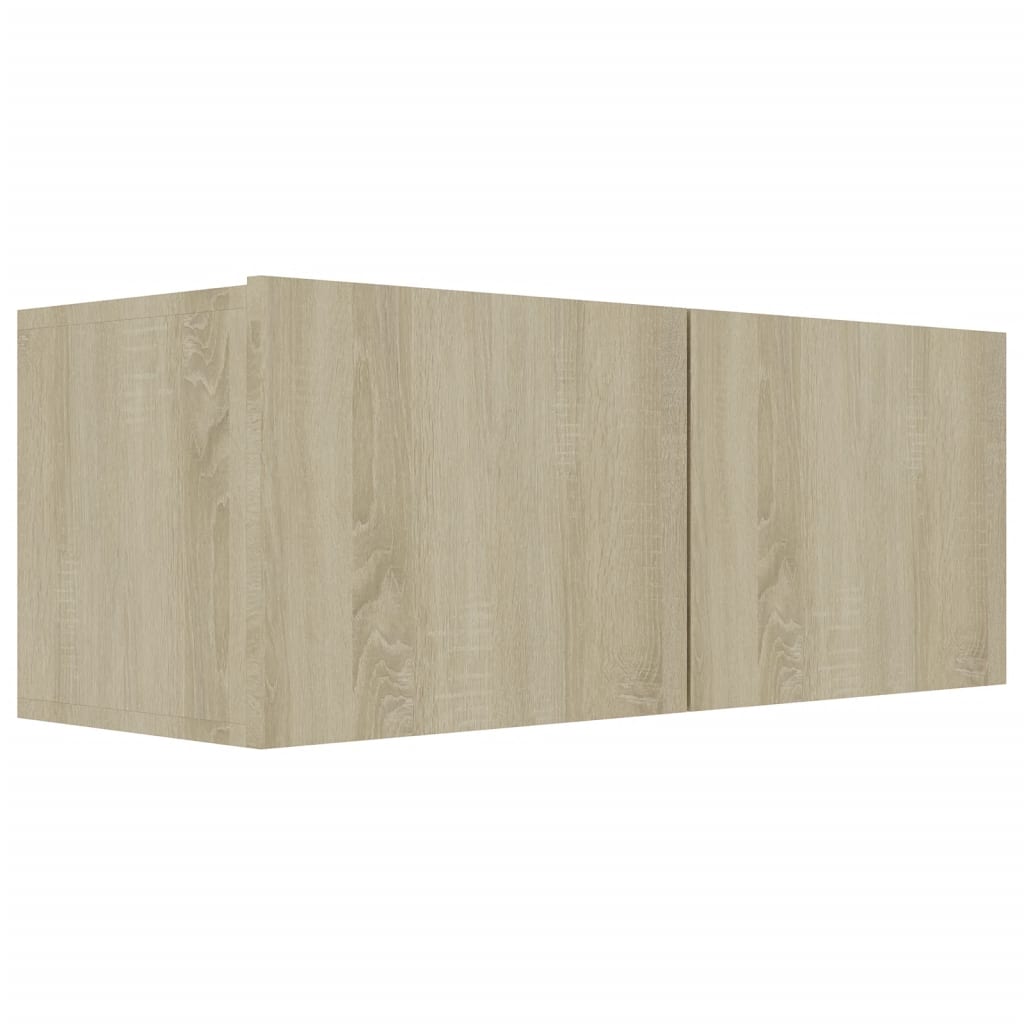 4-tlg. TV-Schrank-Set Sonoma-Eiche Holzwerkstoff