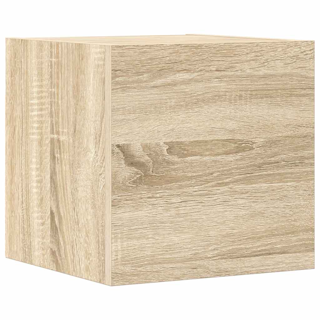 10-tlg. TV-Schrank-Set Sonoma-Eiche Holzwerkstoff