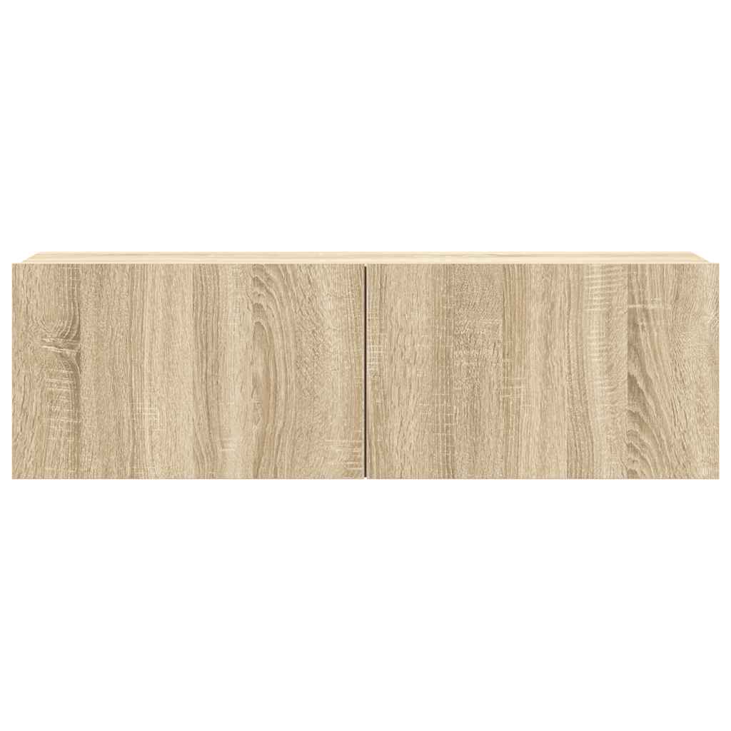 8-tlg. TV-Schrank-Set Sonoma-Eiche Holzwerkstoff