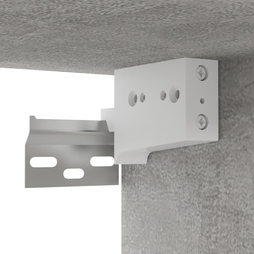 8-tlg. TV-Schrank-Set Betongrau Holzwerkstoff