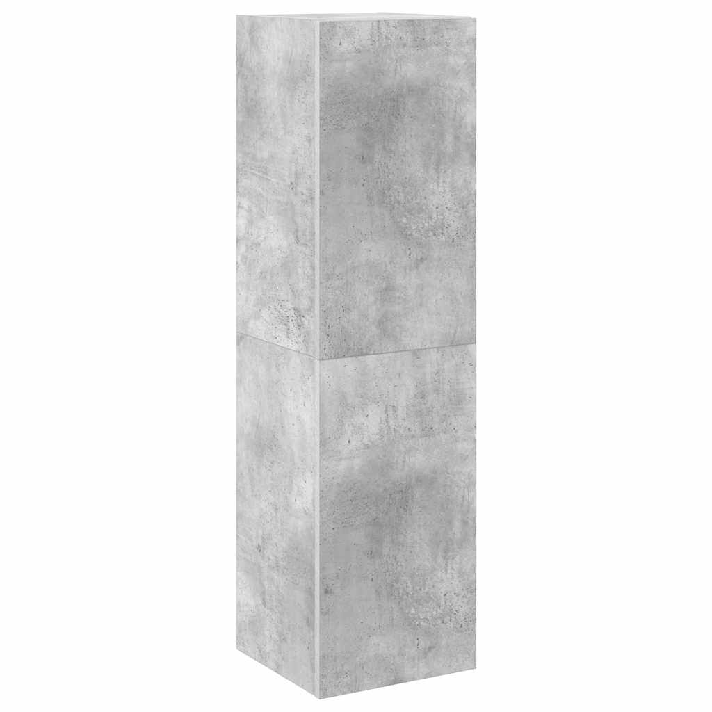8-tlg. TV-Schrank-Set Betongrau Holzwerkstoff
