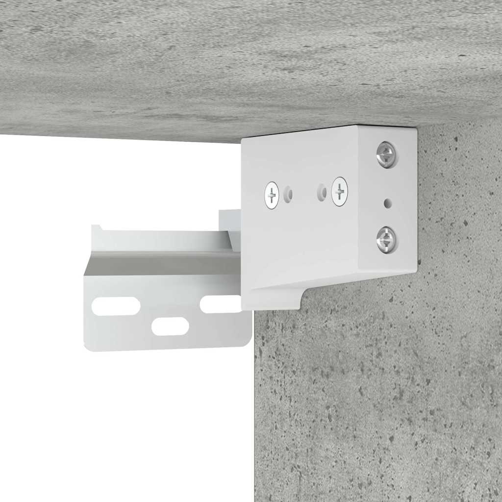 8-tlg. TV-Schrank-Set Betongrau Holzwerkstoff