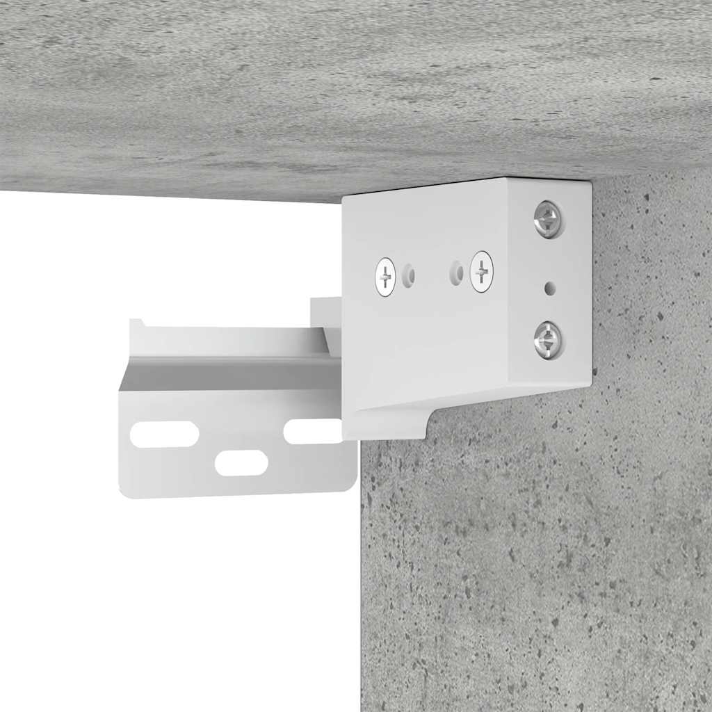 6-tlg. TV-Schrank-Set Betongrau Holzwerkstoff
