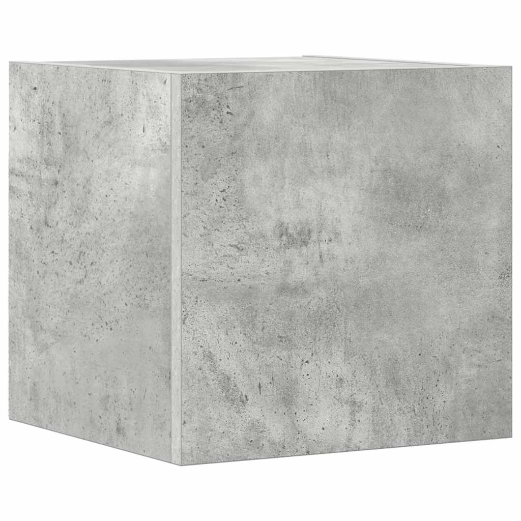 8-tlg. TV-Schrank-Set Betongrau Holzwerkstoff