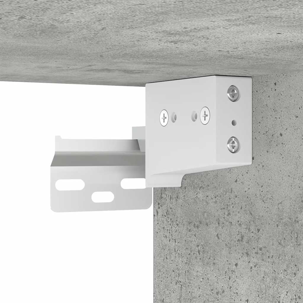 8-tlg. TV-Schrank-Set Betongrau Holzwerkstoff