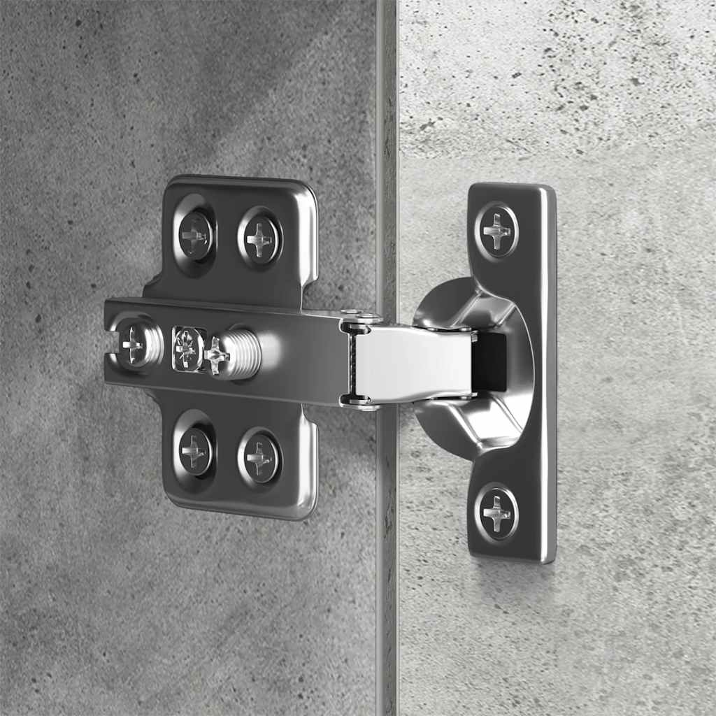 10-tlg. TV-Schrank-Set Betongrau Holzwerkstoff