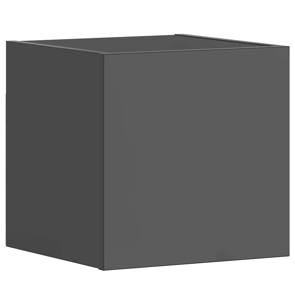 5-tlg. TV-Schrank-Set Hochglanz-Grau Holzwerkstoff