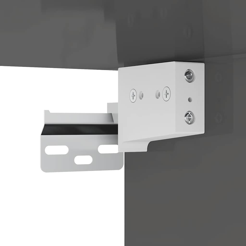 5-tlg. TV-Schrank-Set Hochglanz-Grau Holzwerkstoff