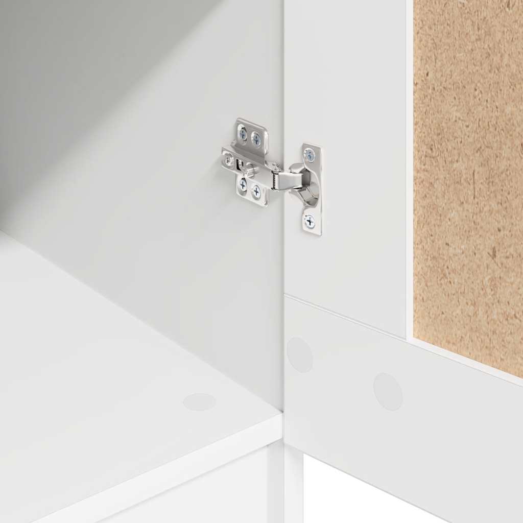 Kleiderschrank Weiß 82,5x51,5x180 cm Holzwerkstoff