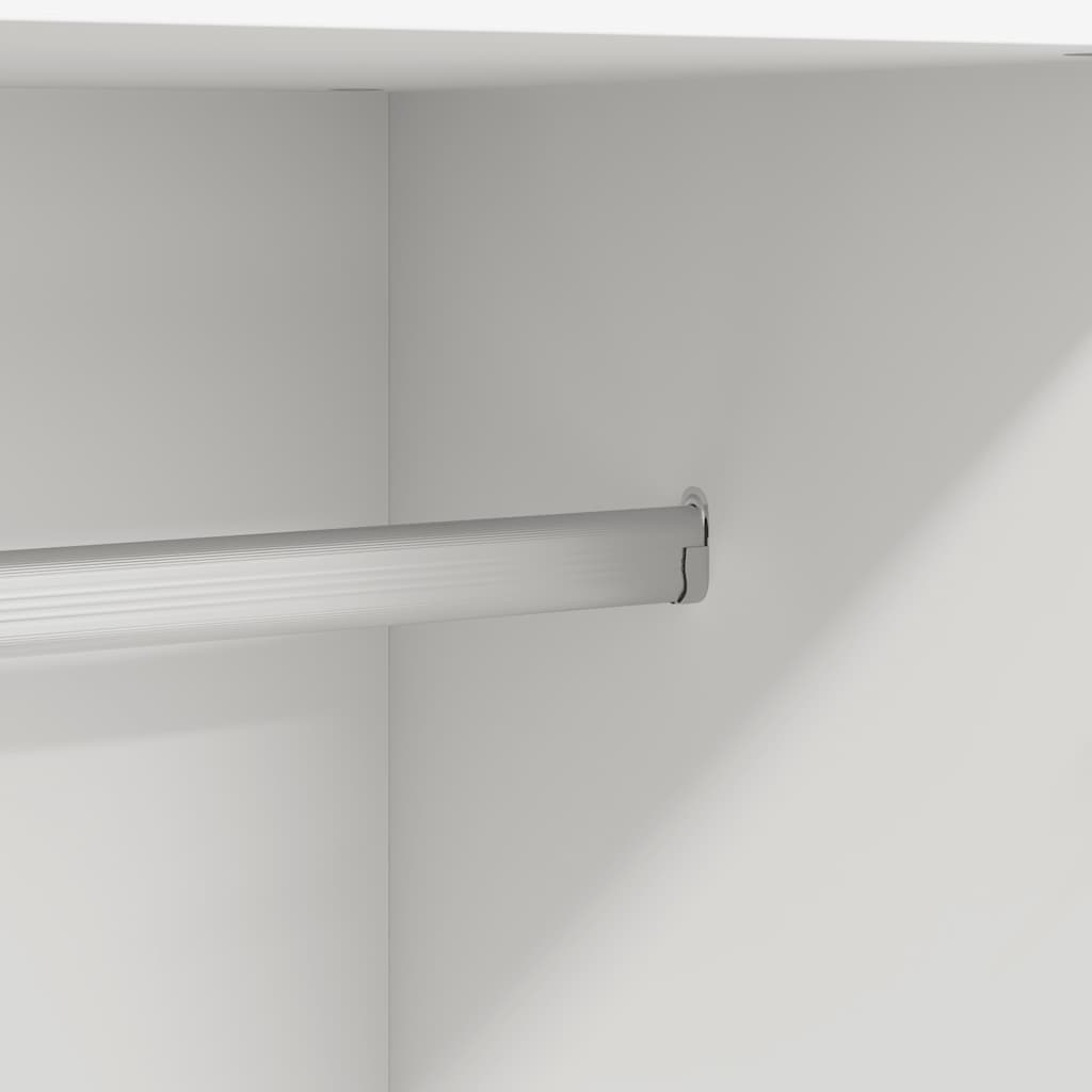 Kleiderschrank Weiß 82,5x51,5x180 cm Holzwerkstoff