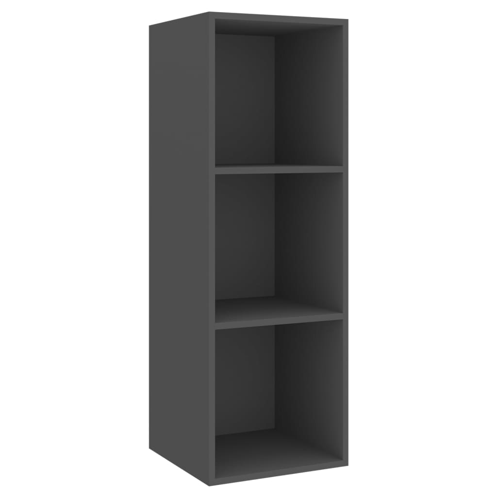 5-tlg. TV-Schrank-Set Grau Holzwerkstoff