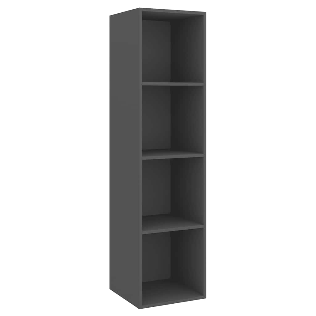 5-tlg. TV-Schrank-Set Grau Holzwerkstoff