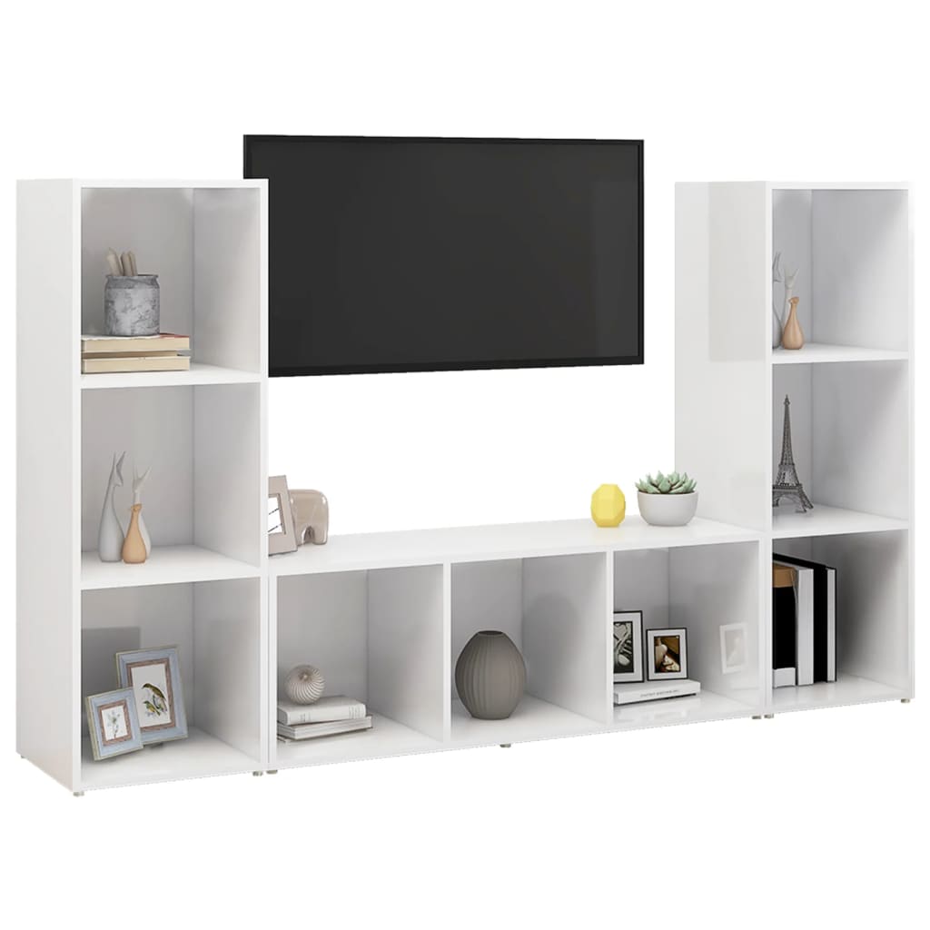 | TV-Schränk | 3 pcs 37 x 35 x 107.5 cm