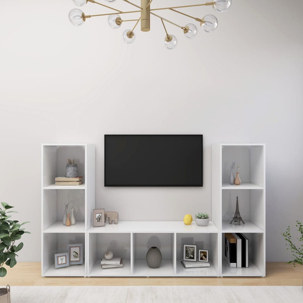 | TV-Schränk | 3 pcs 37 x 35 x 107.5 cm