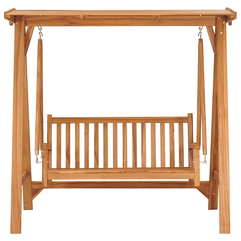 Hollywoodschaukel 174 cm Massivholz Teak