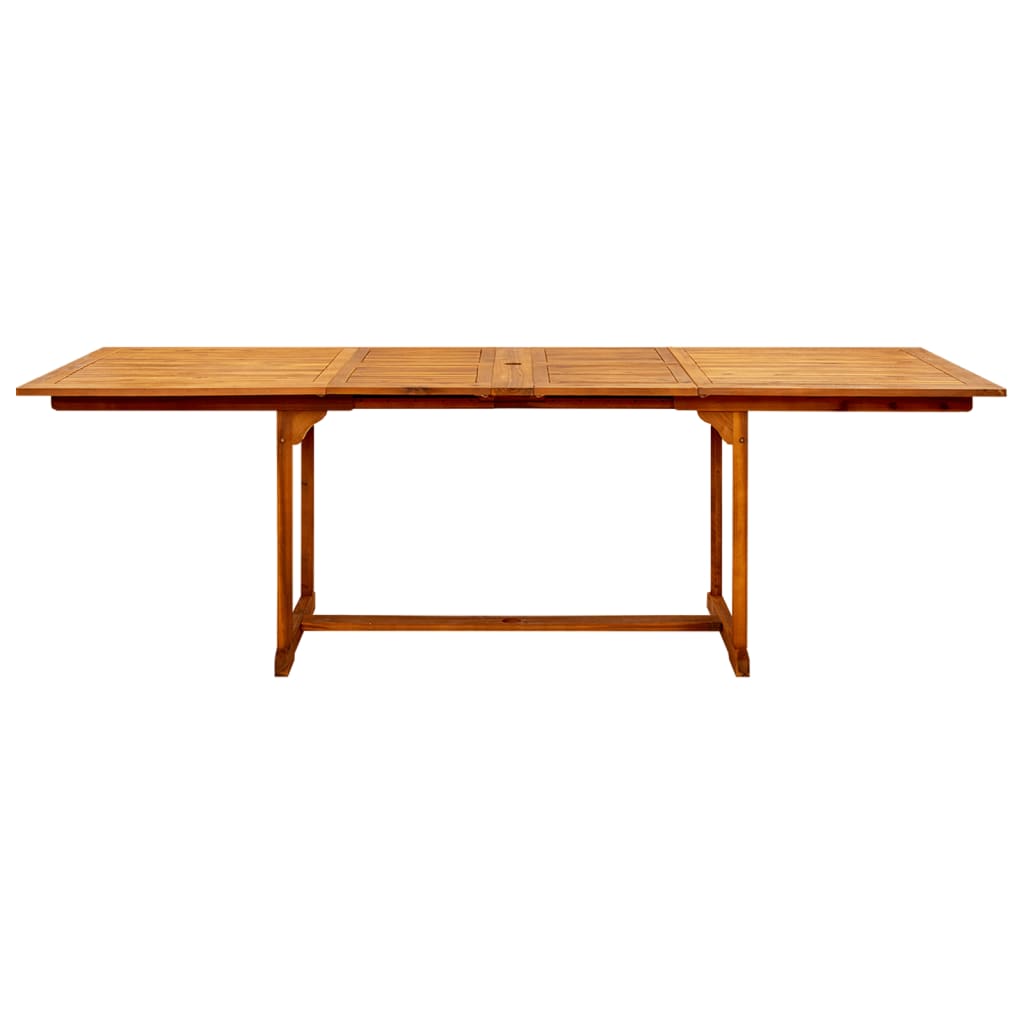 Garten-Esstisch (160-240)x100x75 cm Massivholz Akazie