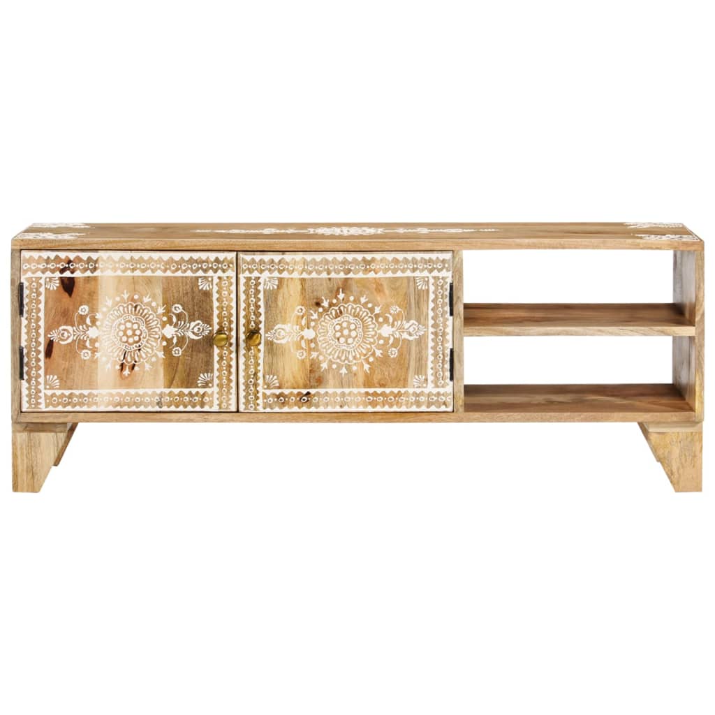 TV-Schrank 110x30x40 cm Massivholz Mango