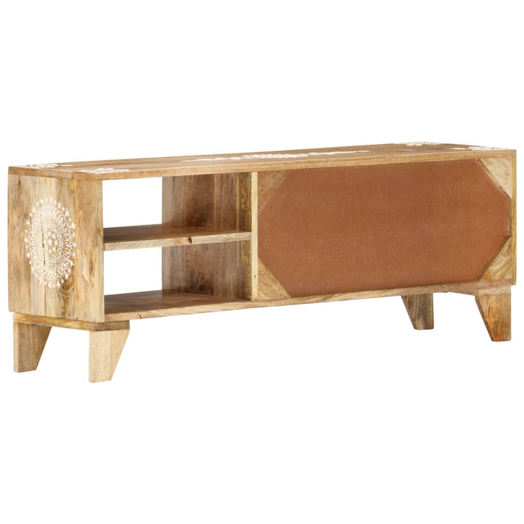 TV-Schrank 110x30x40 cm Massivholz Mango