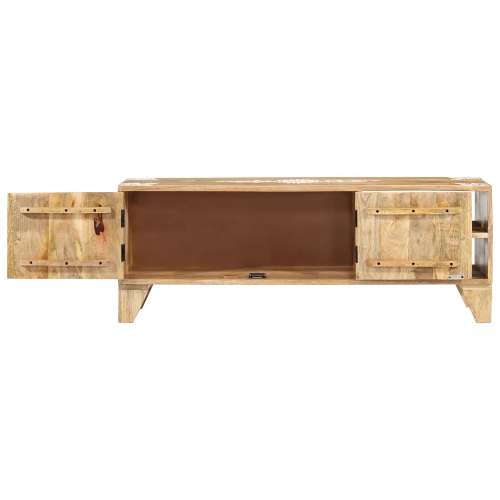 TV-Schrank 110x30x40 cm Massivholz Mango