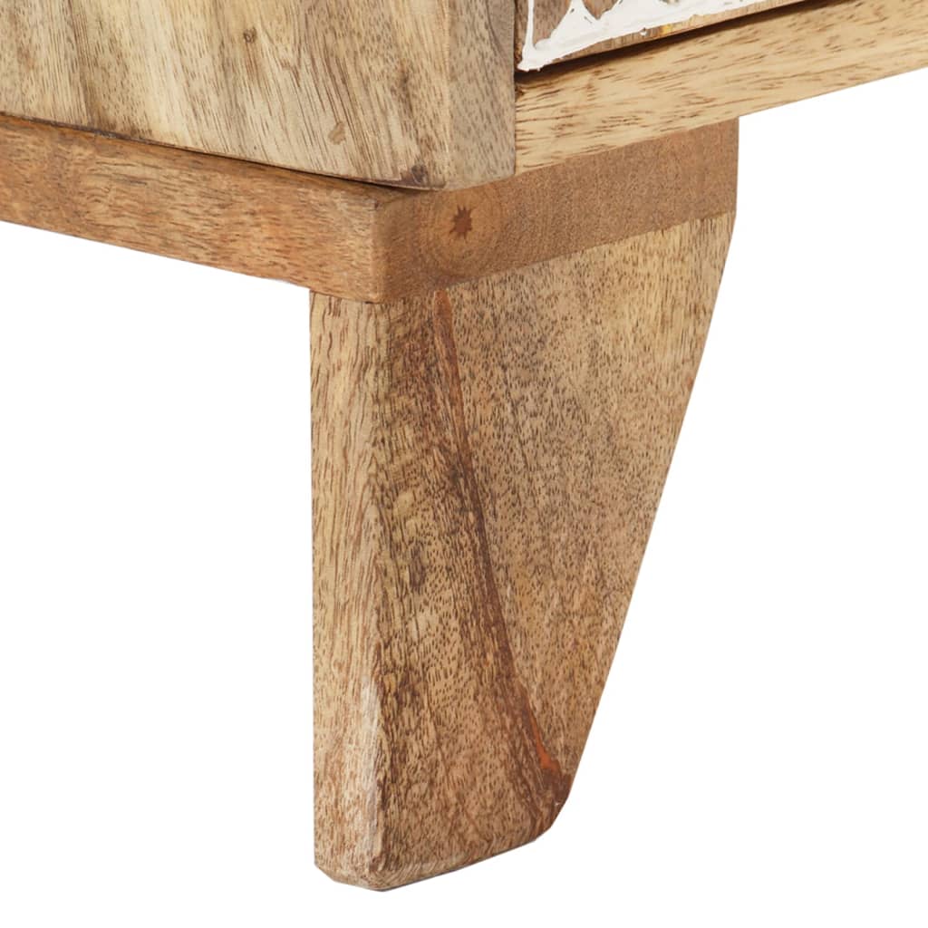TV-Schrank 110x30x40 cm Massivholz Mango