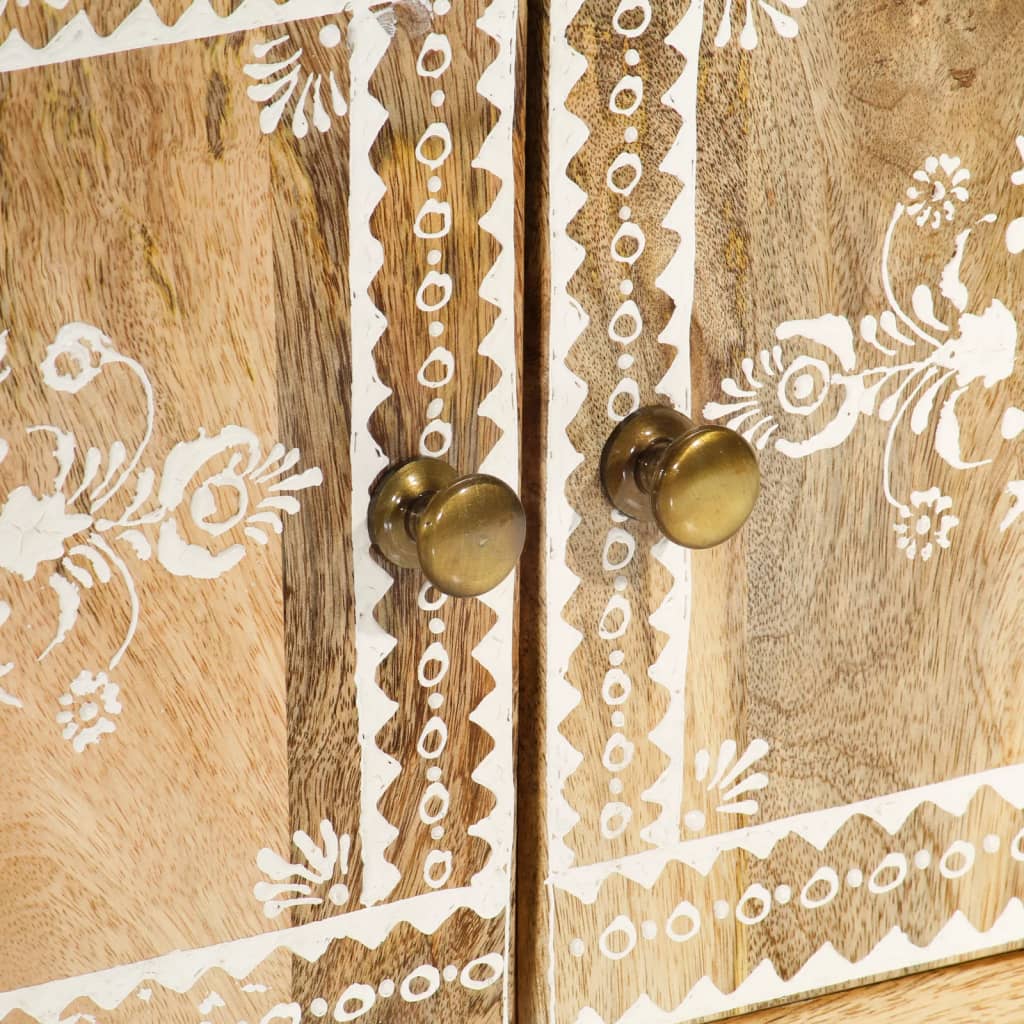 TV-Schrank 110x30x40 cm Massivholz Mango