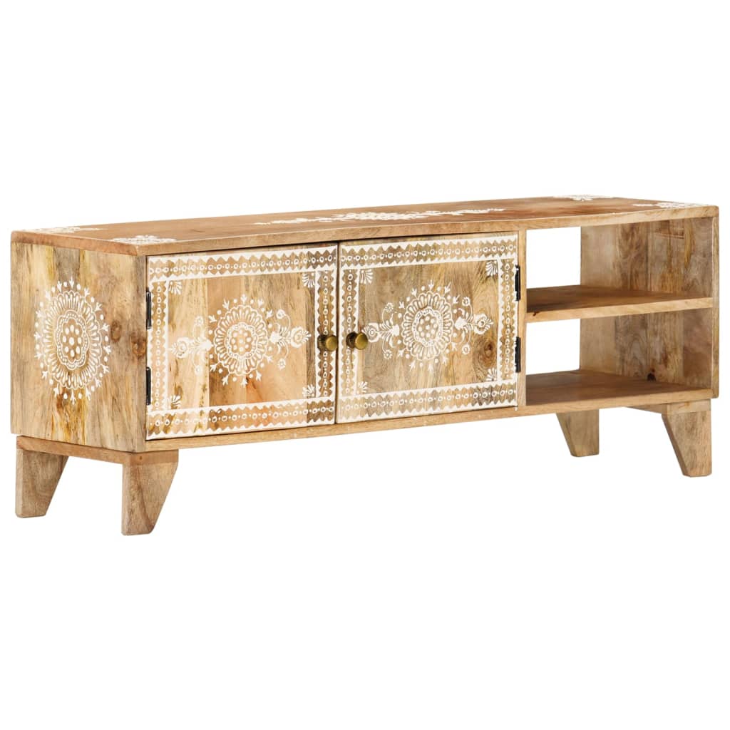 TV-Schrank 110x30x40 cm Massivholz Mango