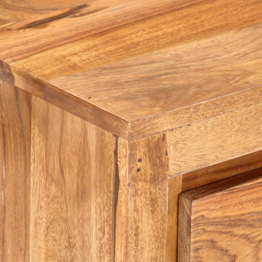 Schubladenschrank 60x33x75 cm Massivholz Akazie