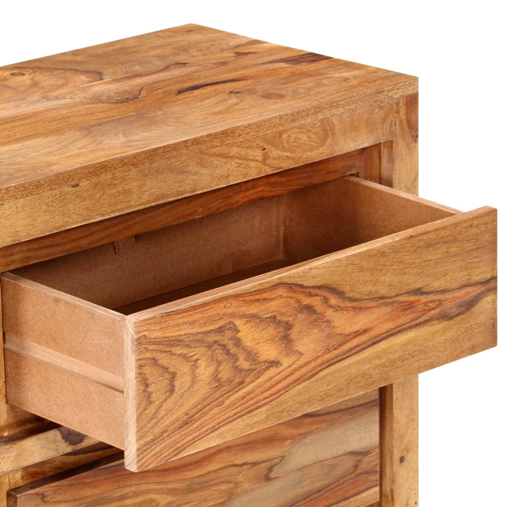 Schubladenschrank 60x33x75 cm Massivholz Akazie