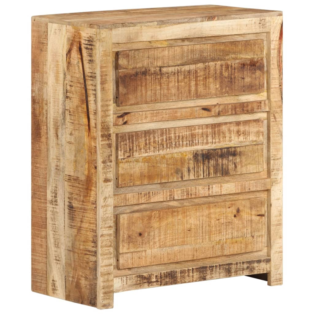 Schubladenschrank 60x33x75 cm Massivholz Mango