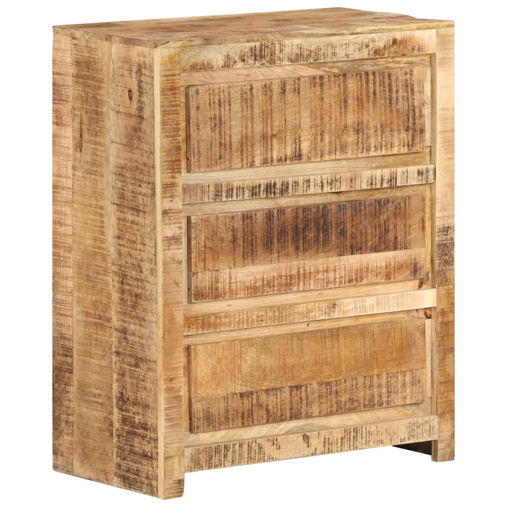 Schubladenschrank 60x33x75 cm Massivholz Mango