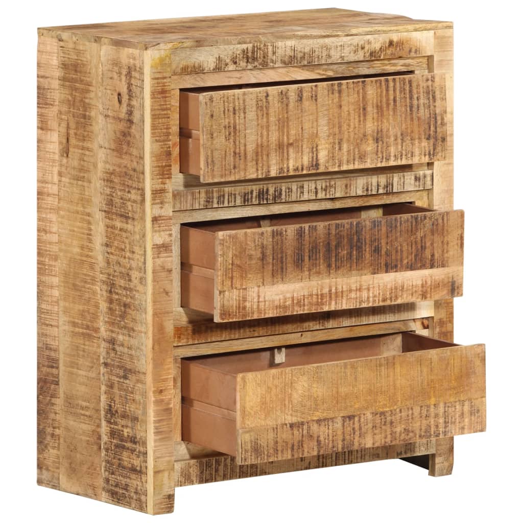 Schubladenschrank 60x33x75 cm Massivholz Mango