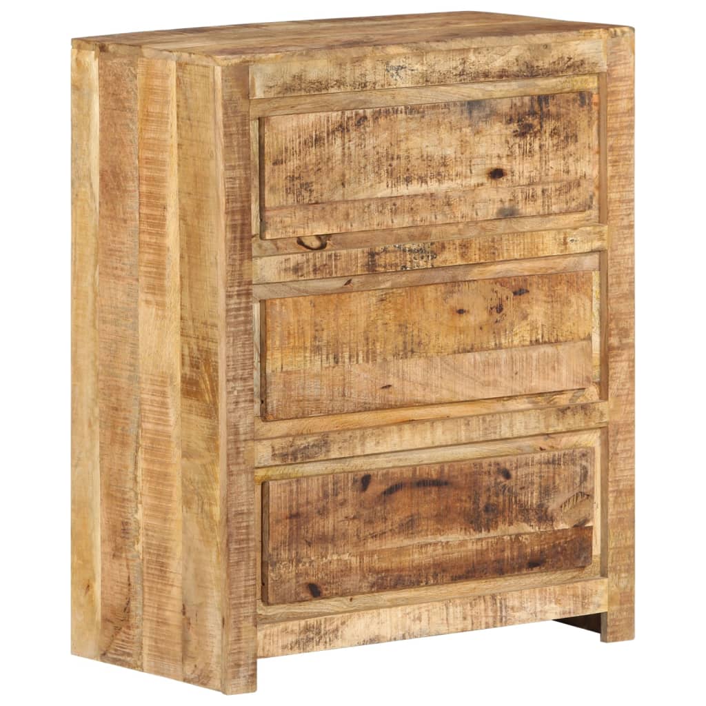 Schubladenschrank 60x33x75 cm Massivholz Mango