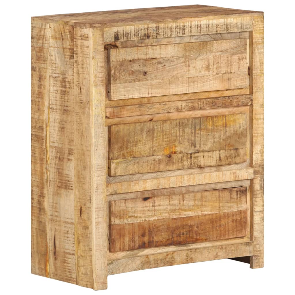 Schubladenschrank 60x33x75 cm Massivholz Mango