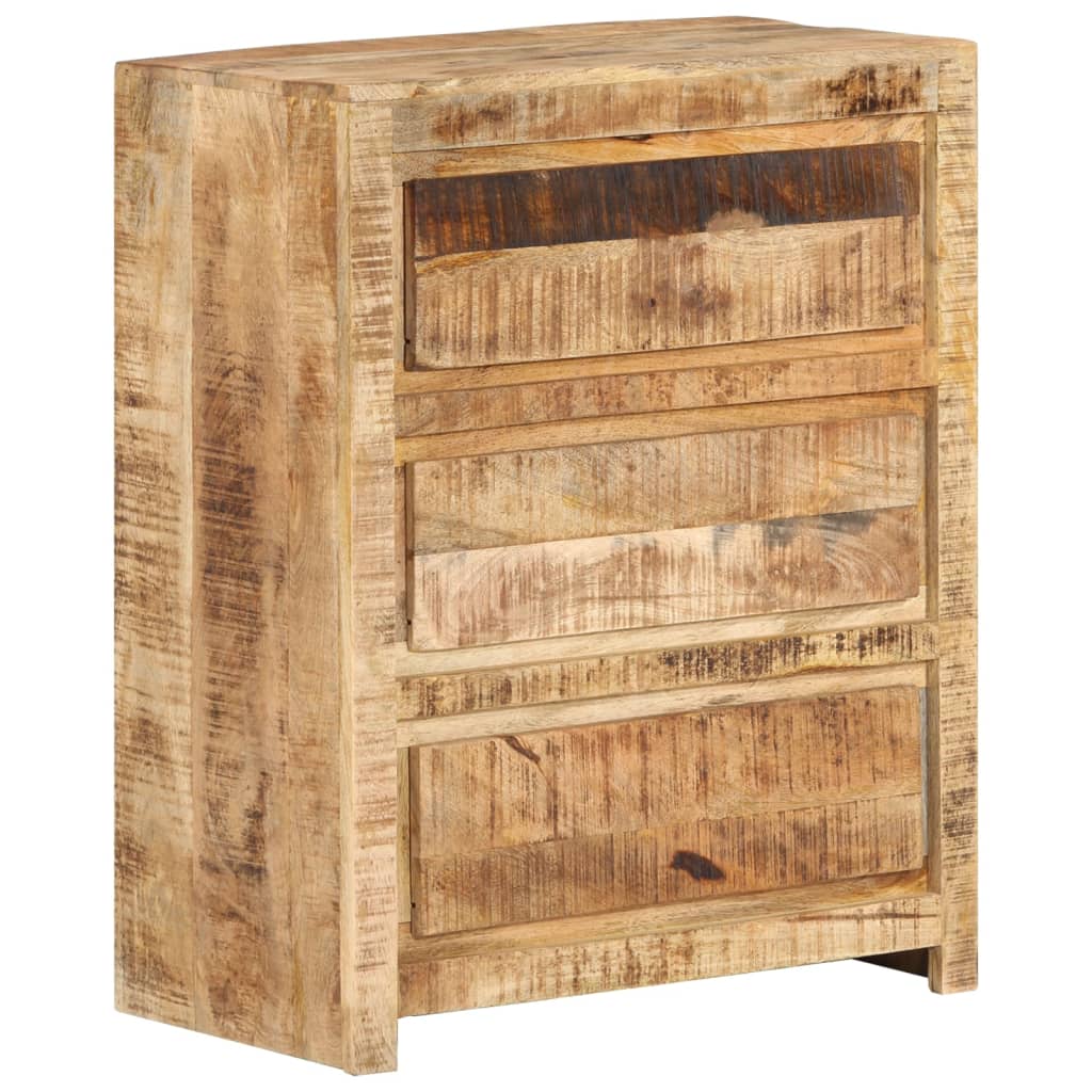 Schubladenschrank 60x33x75 cm Massivholz Mango
