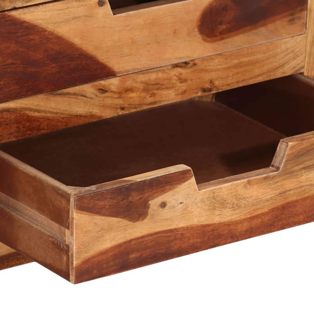 TV-Schrank 90x34,5x50 cm Massivholz Akazie