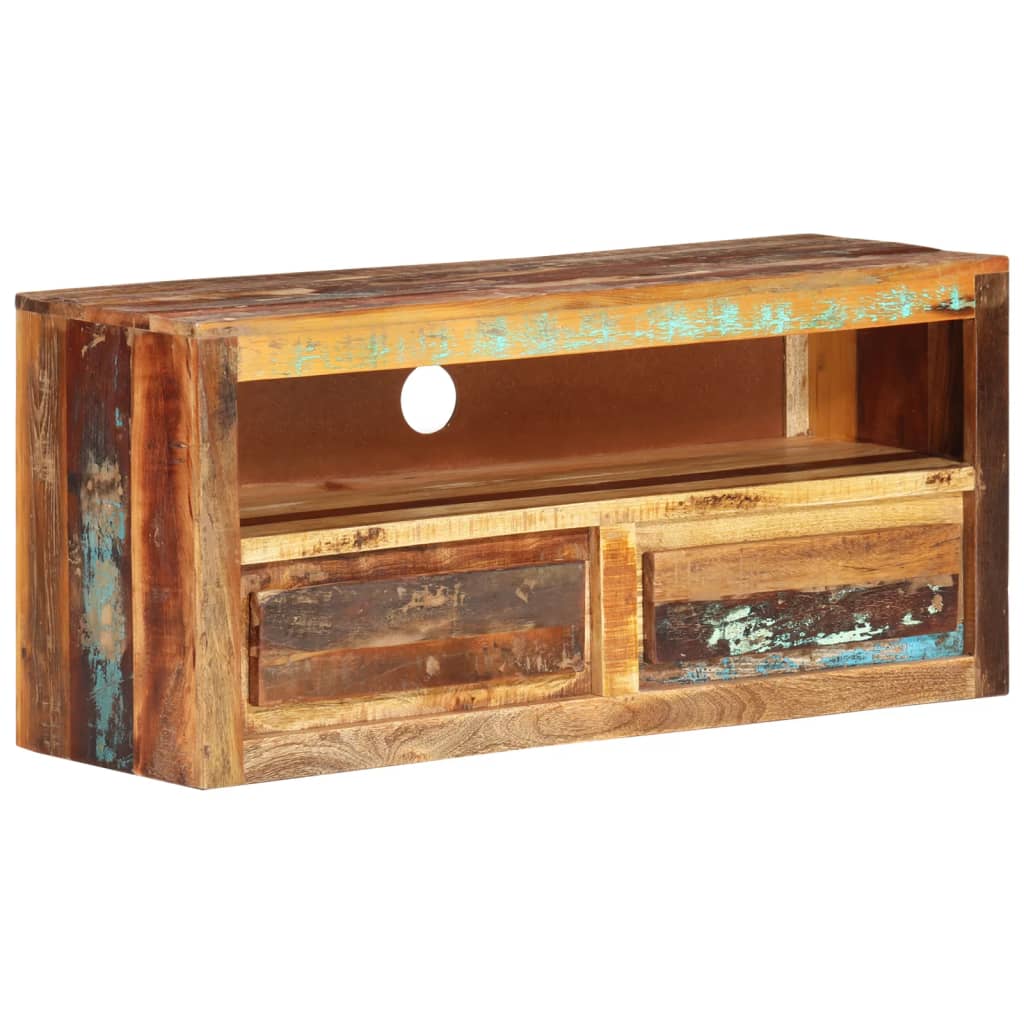 TV-Schrank 88x30x40 cm Altholz Massiv