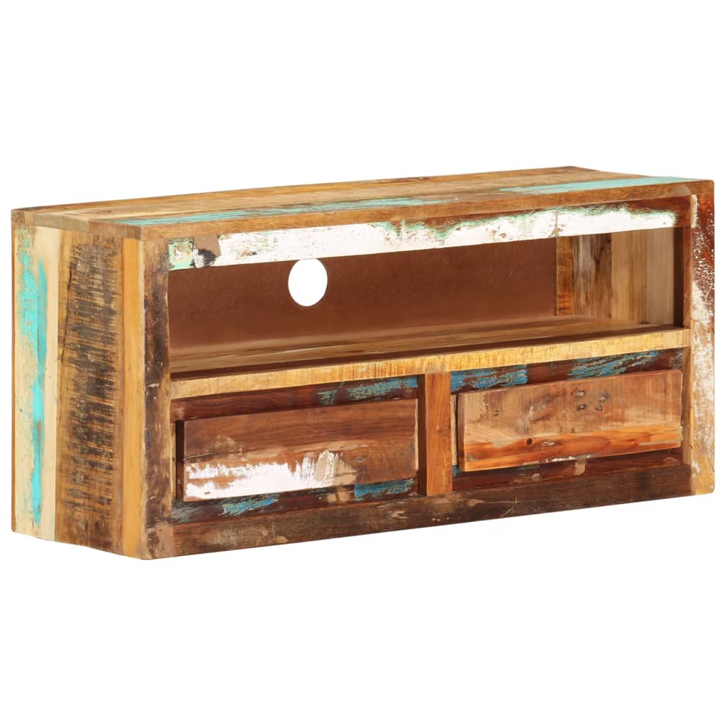 TV-Schrank 88x30x40 cm Altholz Massiv