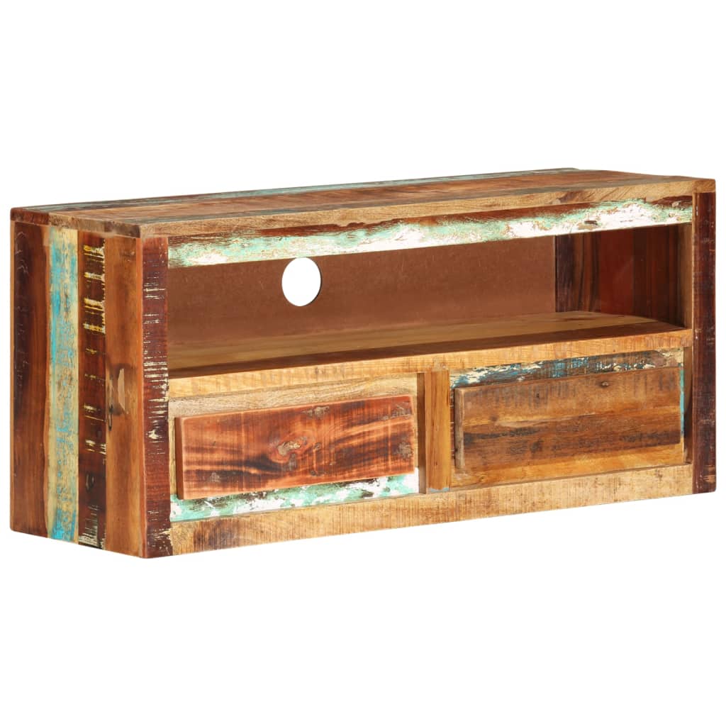 TV-Schrank 88x30x40 cm Altholz Massiv