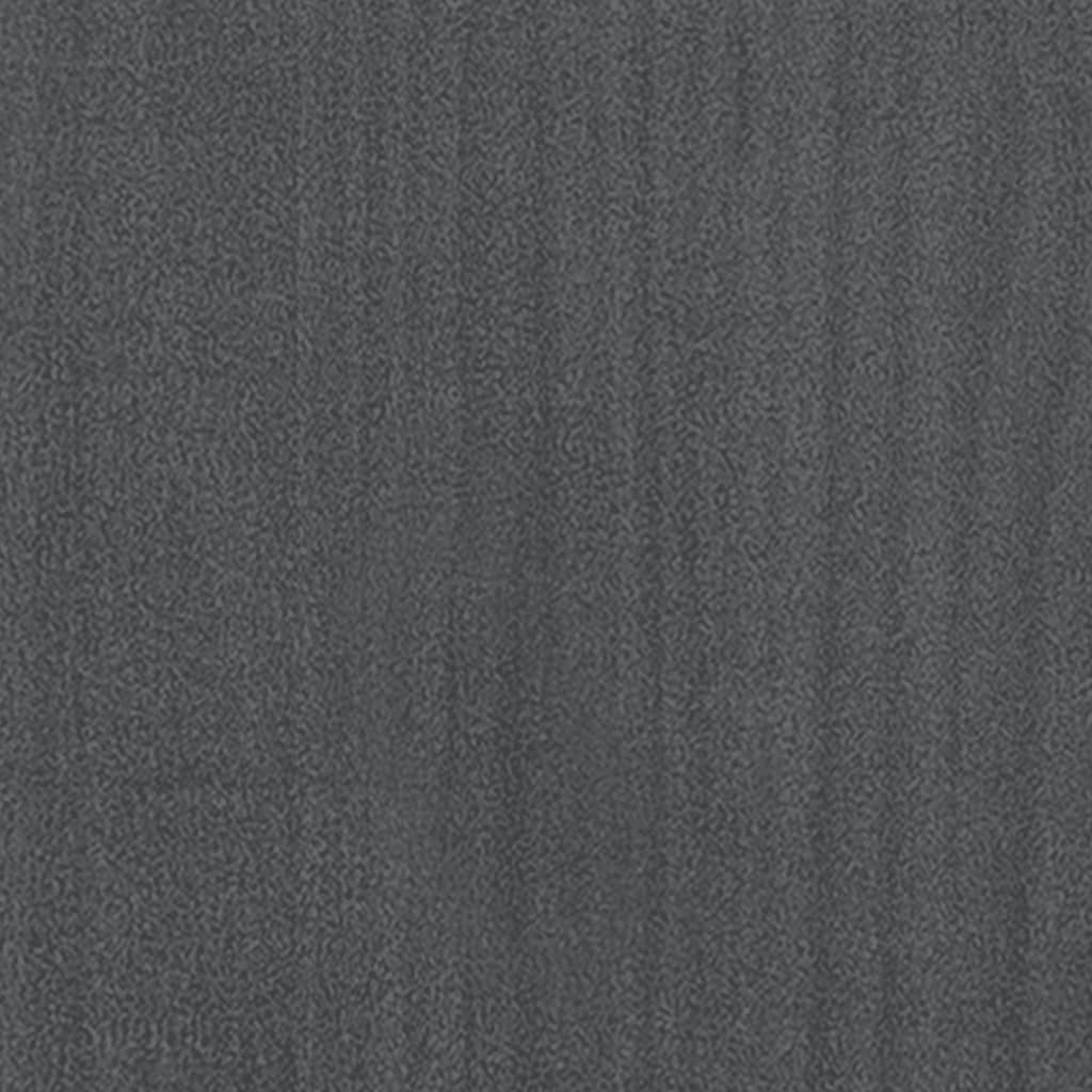 Garten-Hochbeete 2 Stk. Grau 150x31x31 cm Massivholz Kiefer