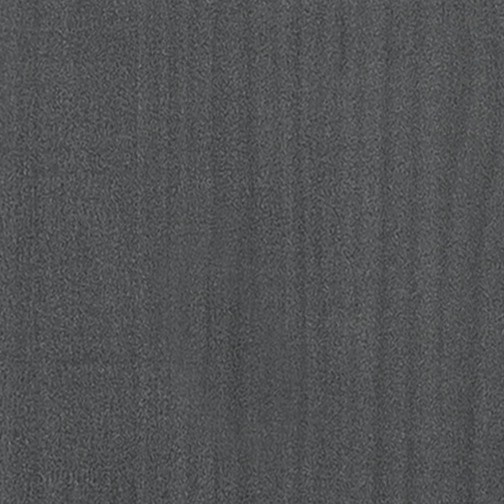 Pflanzkübel 2 Stk. Grau 200x31x31 cm Massivholz Kiefer